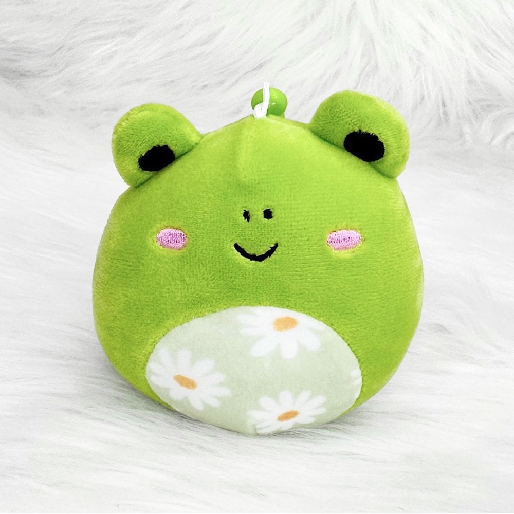 NWT Wendy the Frog squishmallow clip !!